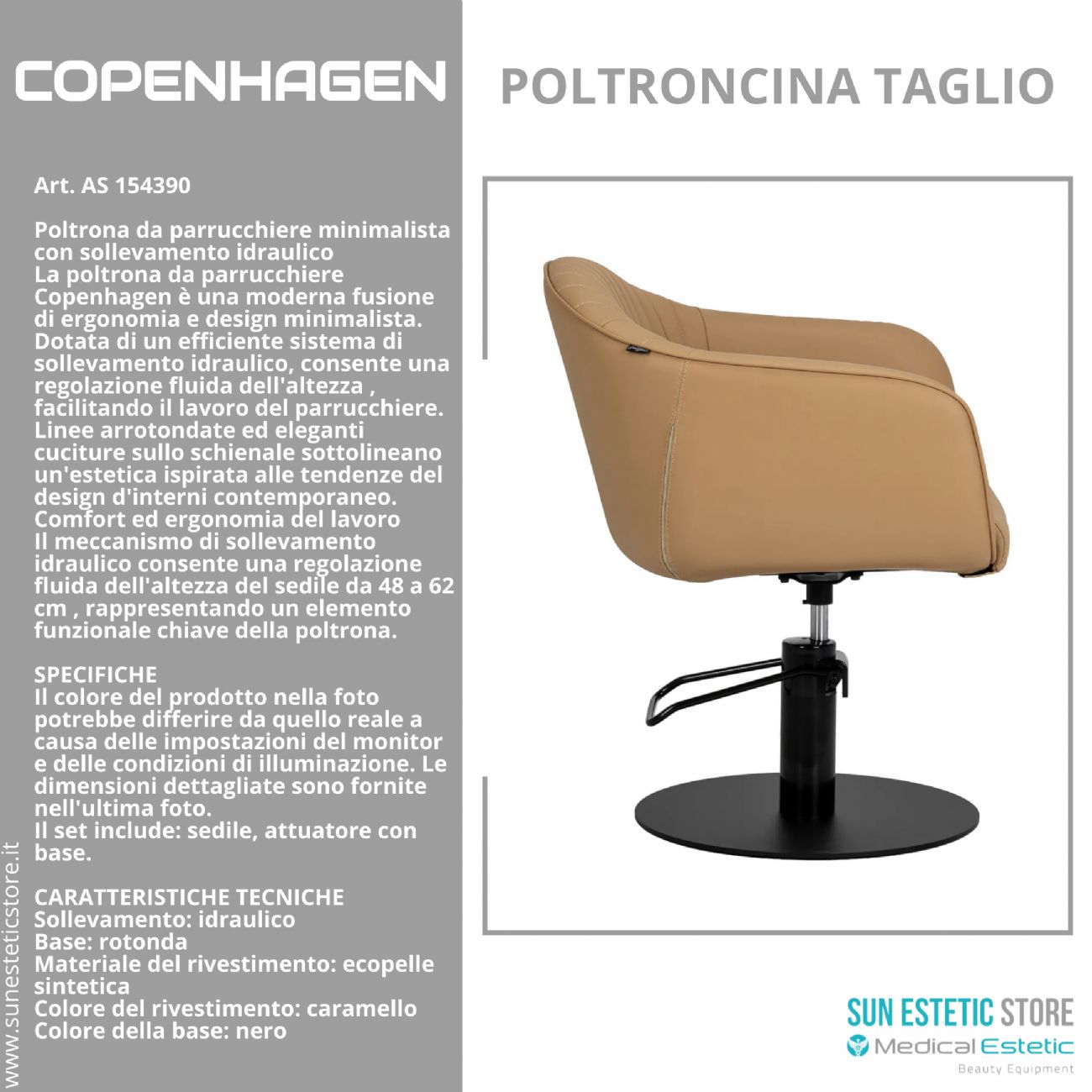 Copenhagen poltroncina taglio parrucchiere