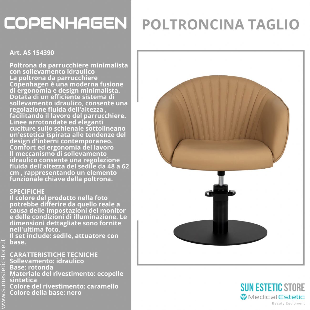 Copenhagen poltroncina taglio parrucchiere