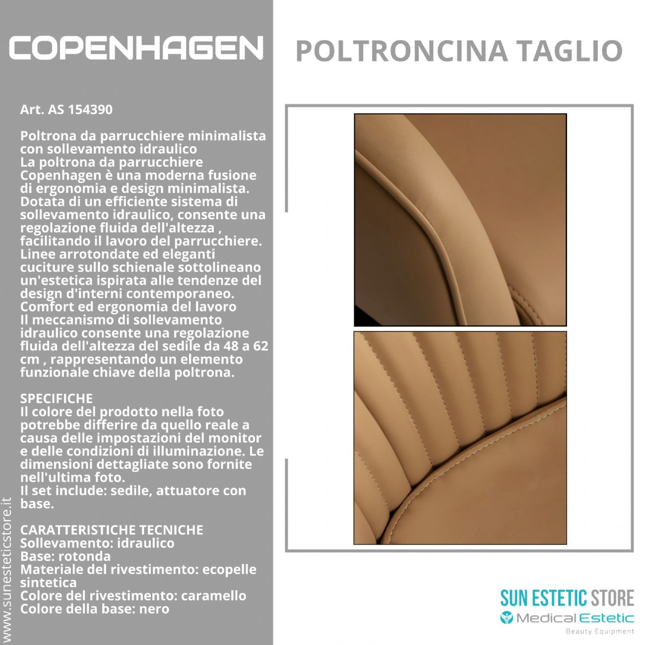 Copenhagen poltroncina taglio parrucchiere
