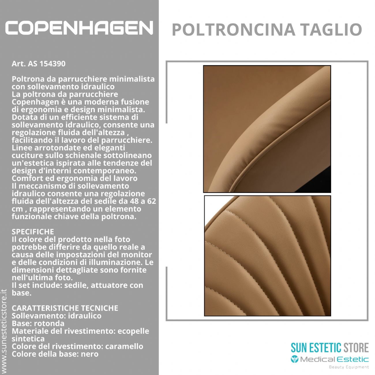 Copenhagen poltroncina taglio parrucchiere