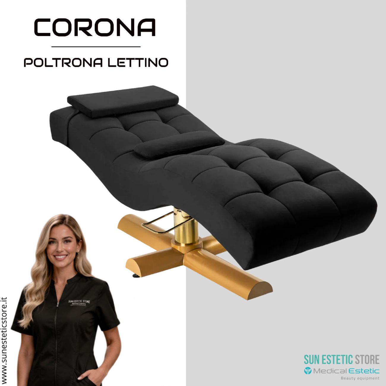 Poltrona Corona Professionale per Extension Cigli