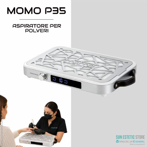 Momo P35 Aspiratore Polvere per Manicure e Pedicure