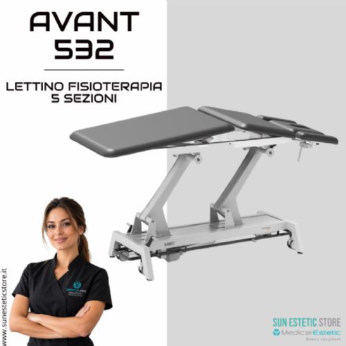 Avant 532 – Lettino da Massaggio Elettrico a Cinque Corpi