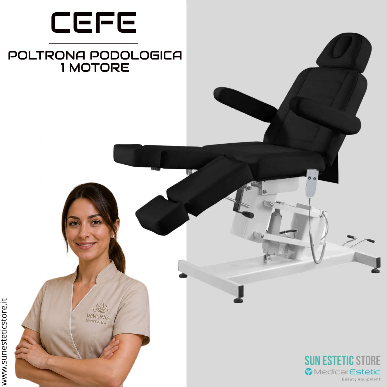 Cefe poltrona pedicure 1 motore