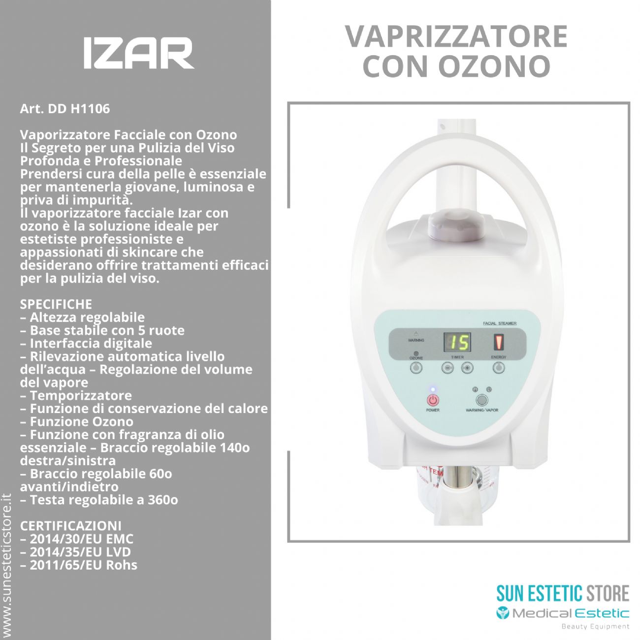 IZAR Vaporizzatore digitale