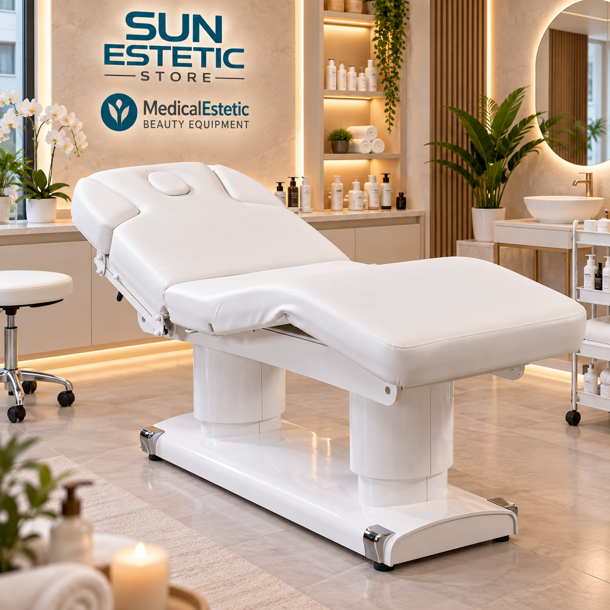 QAUS WARM Lettino Spa 4 motori termoriscaldato