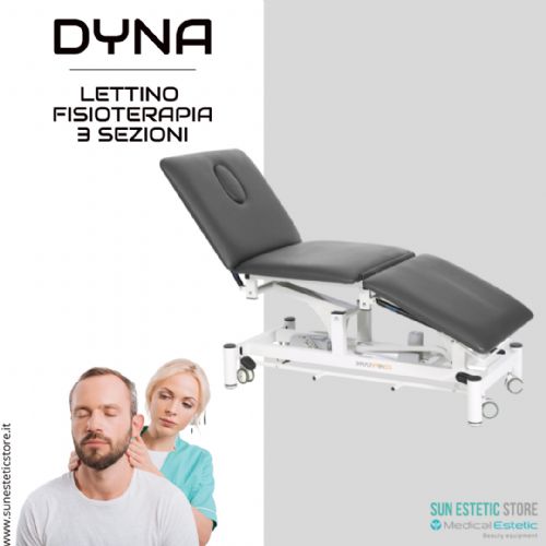 DYNA EL03E Lettino fisioterapia 3 sezioni