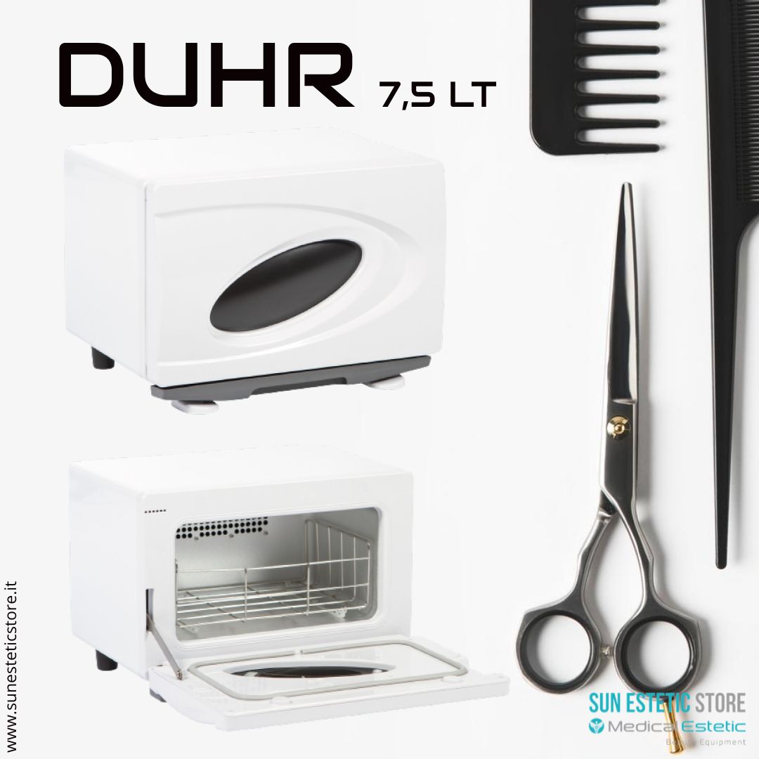 Duhr 7,5 Lt riscalda salviette Sterilizzatore UV + ozono asciugamani  parrucchiere estetista barbiere