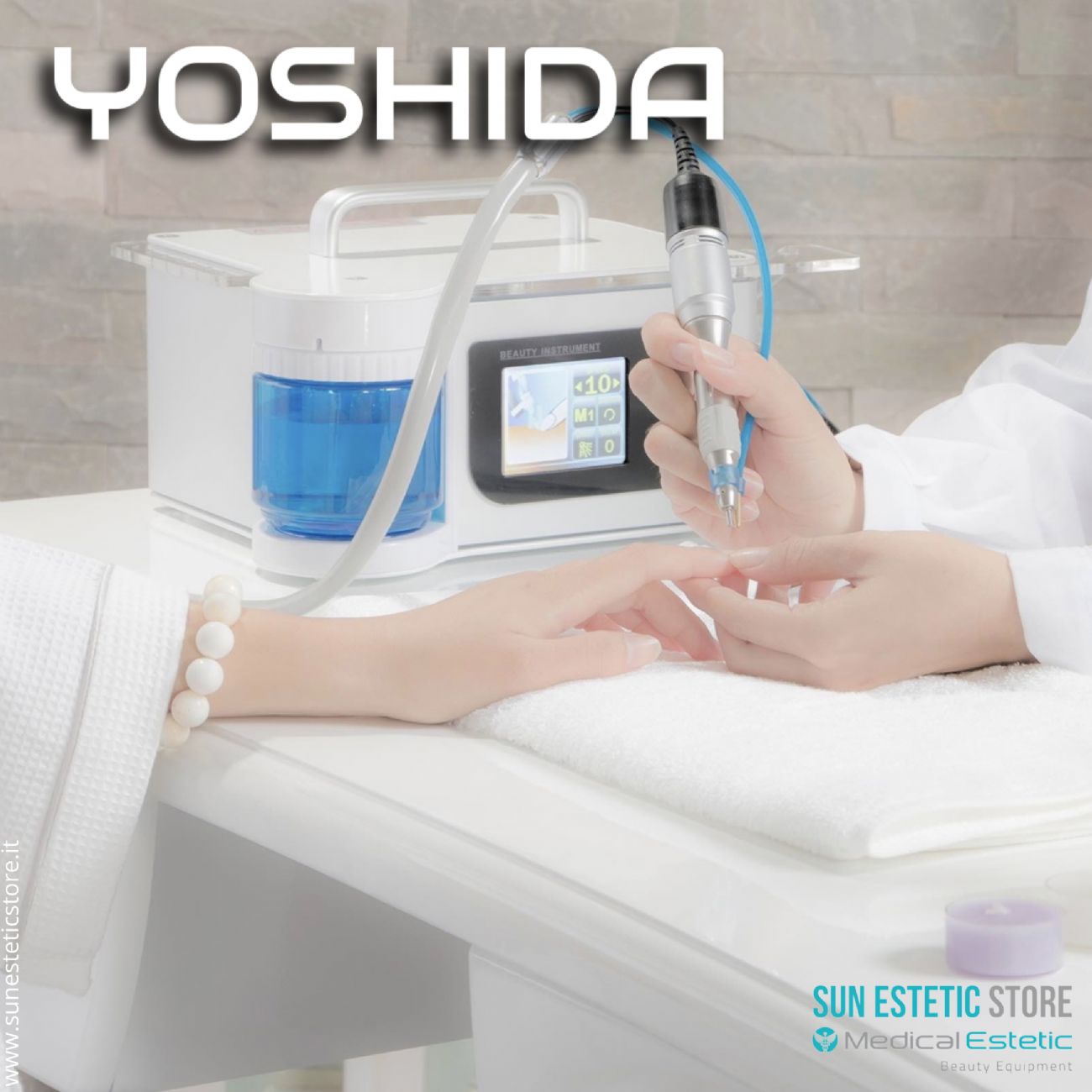 Yoshida Poli nail fresa micromotore ad acqua