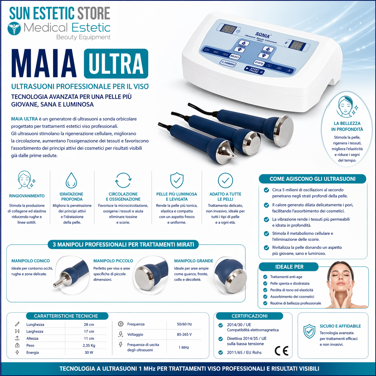 MAIA ULTRA Ultrasuoni