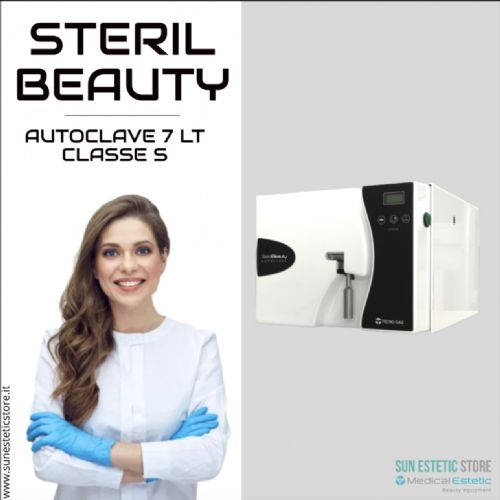 Steril Beauty Autoclave a vapore 7 Lt sterilizzazione attrezzi estetica