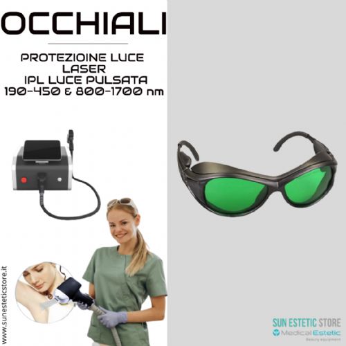 OCCHIALI Protezione IPL Laser