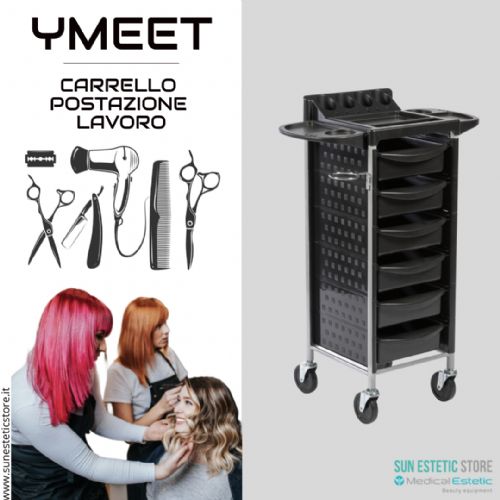 YMEET Carrello parrucchiere