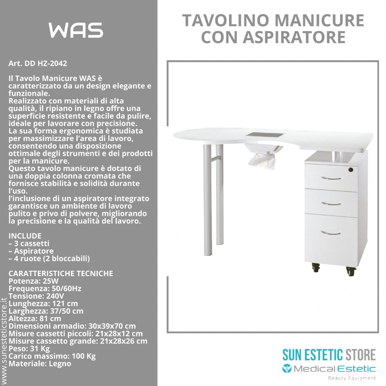 WAS Tavolino manicure nails