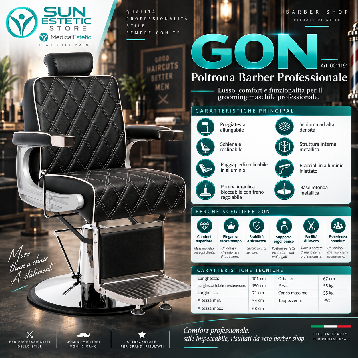 GON Poltrona Barber