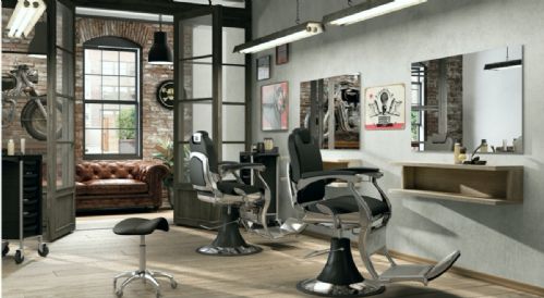 Composizione arredo barber