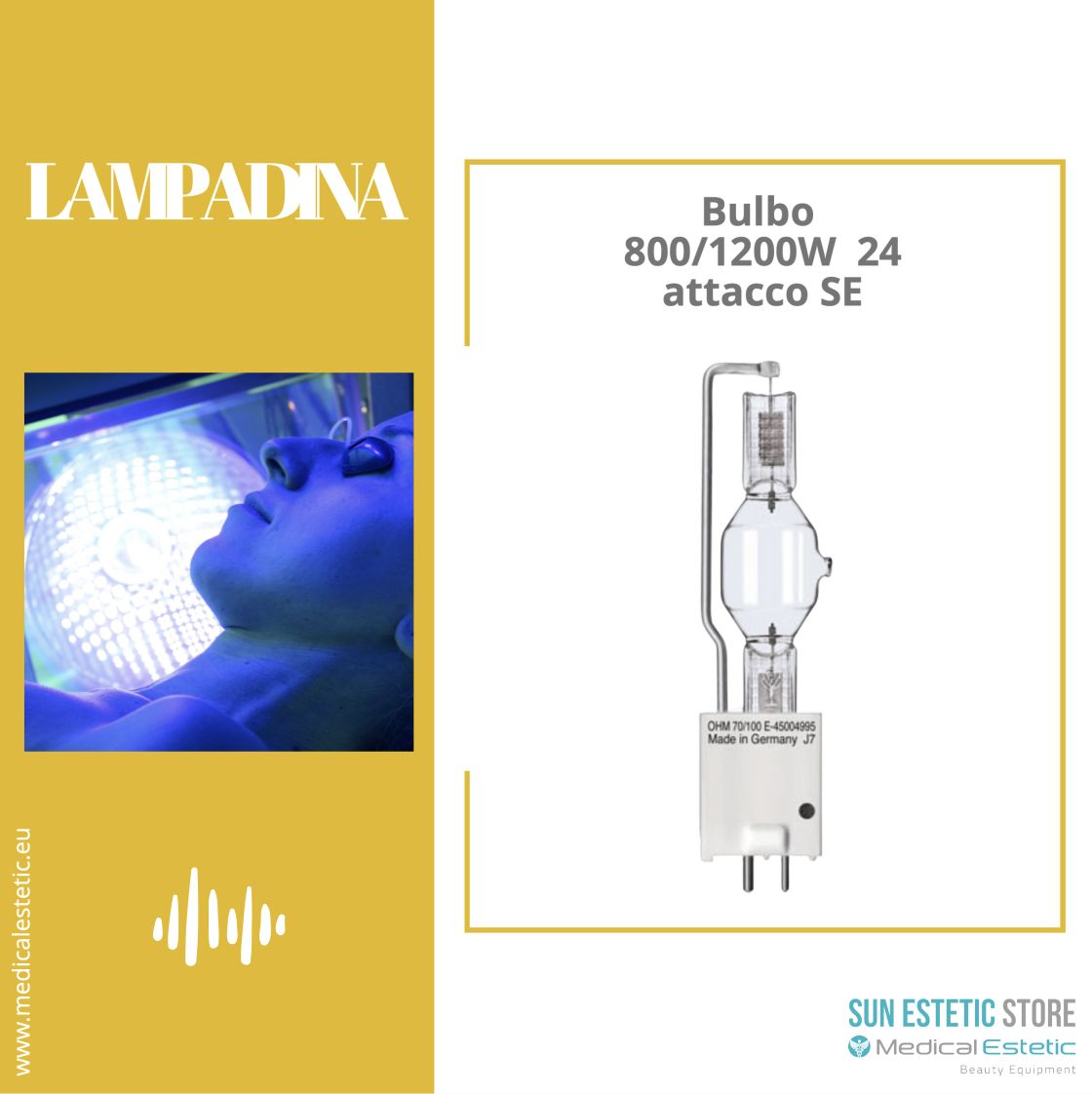 Lampadina bulbo 900/1200 SE