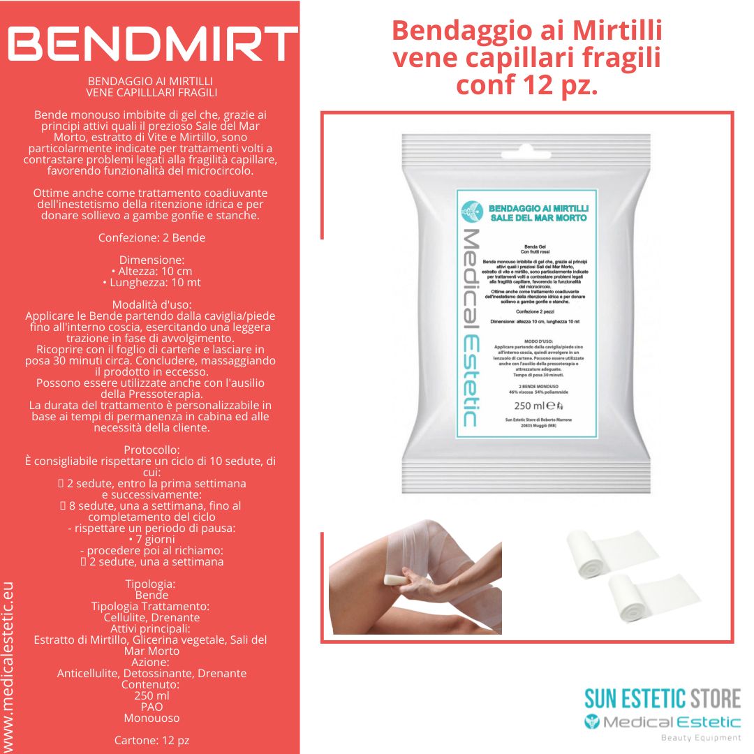 Bendaggio ai Mirtilli vene e capillari fragili conf. 6 pz