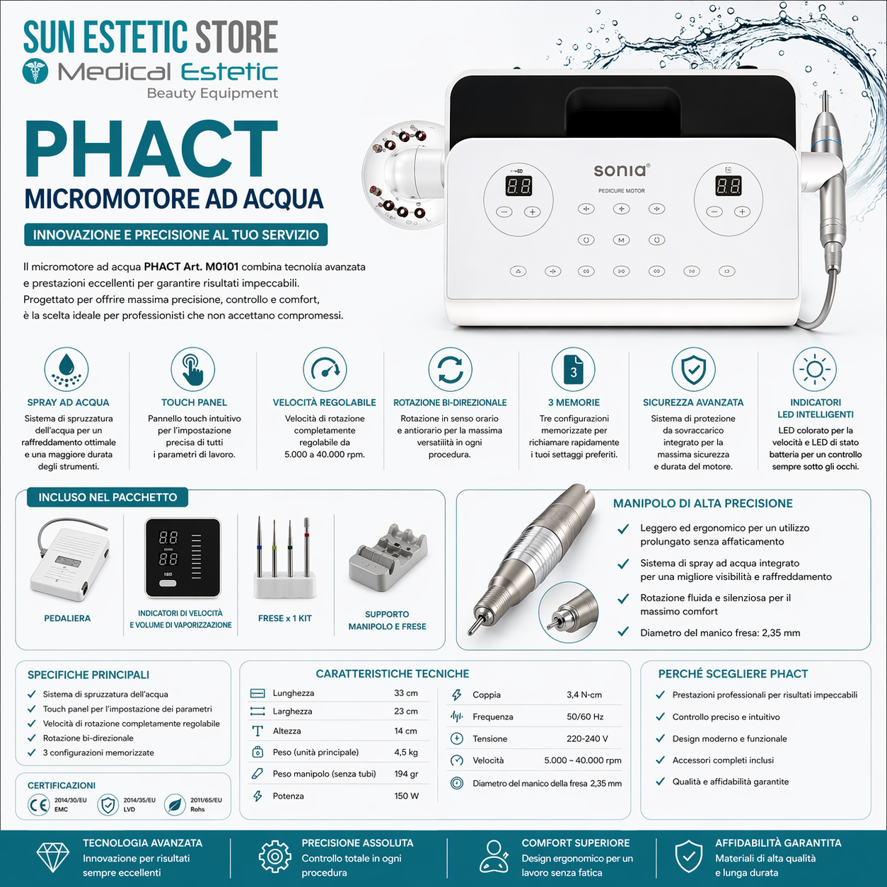 Phact micromotore ad acqua