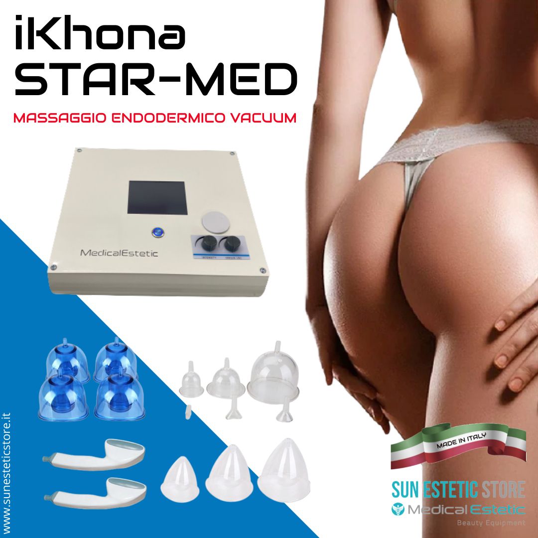 iKhona Star Med Vacuum terapia digitale professionale trattamenti massaggio endodermico estetica