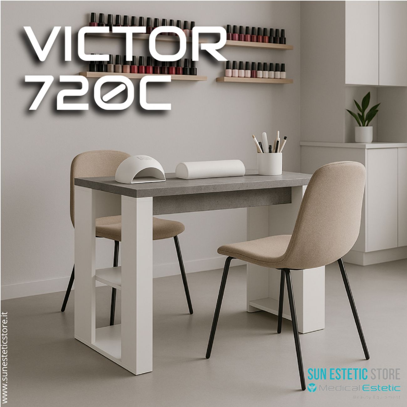 Victor 720 Tavolino manicure nails ricostruzione unghie