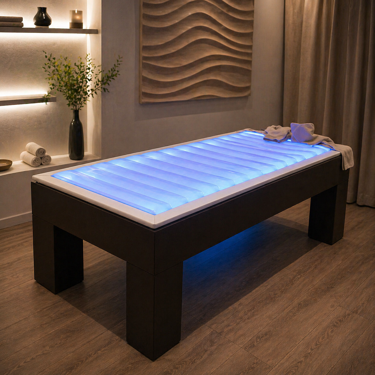 Relax Water lettino ad acqua termoriscaldato con cromoterapia wellness estetica spa