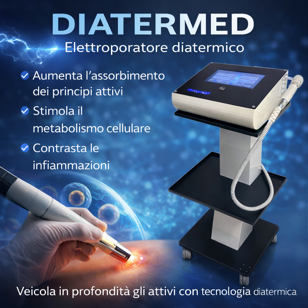 iKhona Diatermed elettroporatore viso e corpo per trattamenti estetica