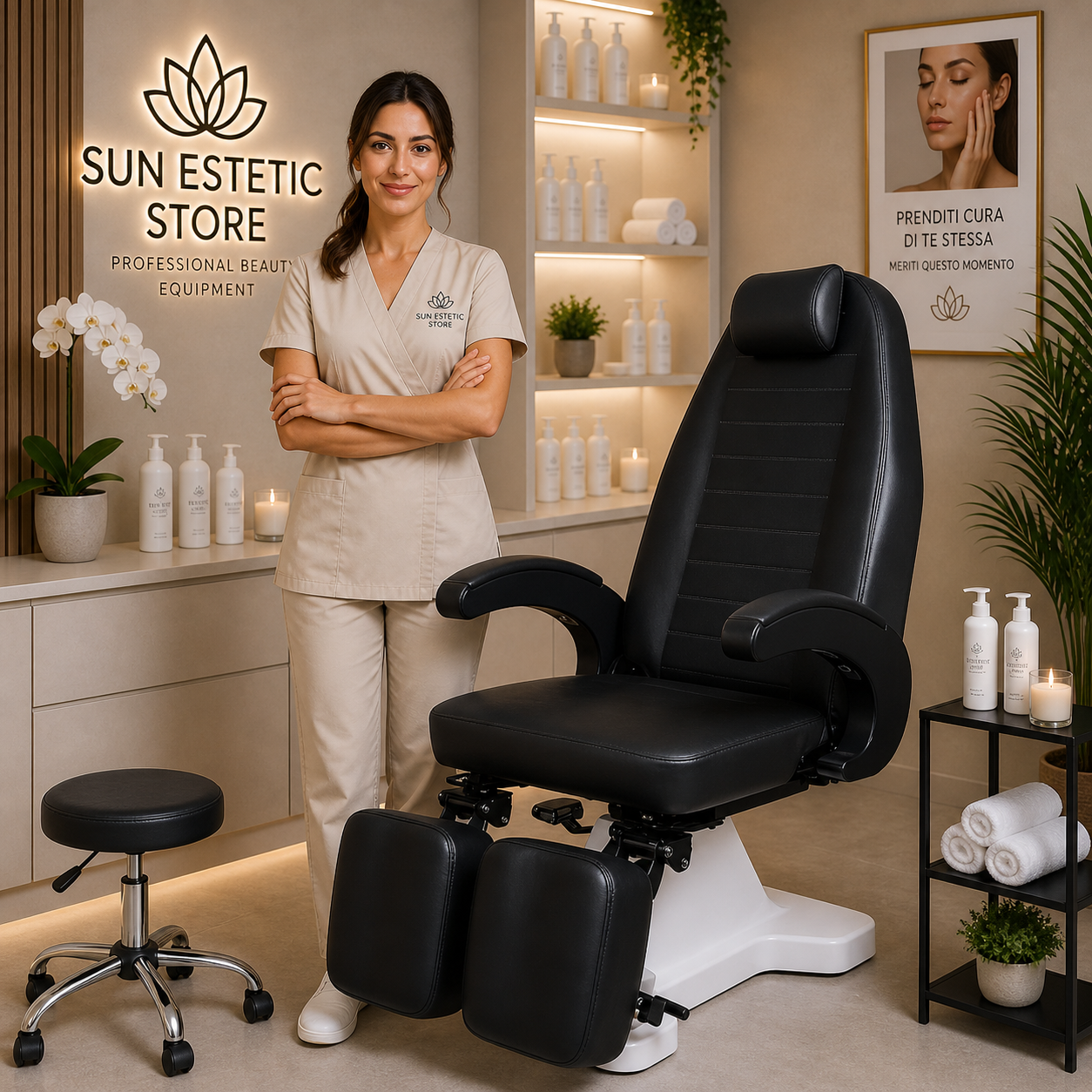 Meghi 112 poltrona podologica idraulica per pedicure estetica centro benessere