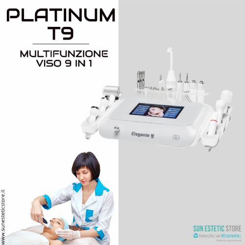 Platinum T9 multifunzione viso 9 tecnologie estetiche in una apparecchiatura