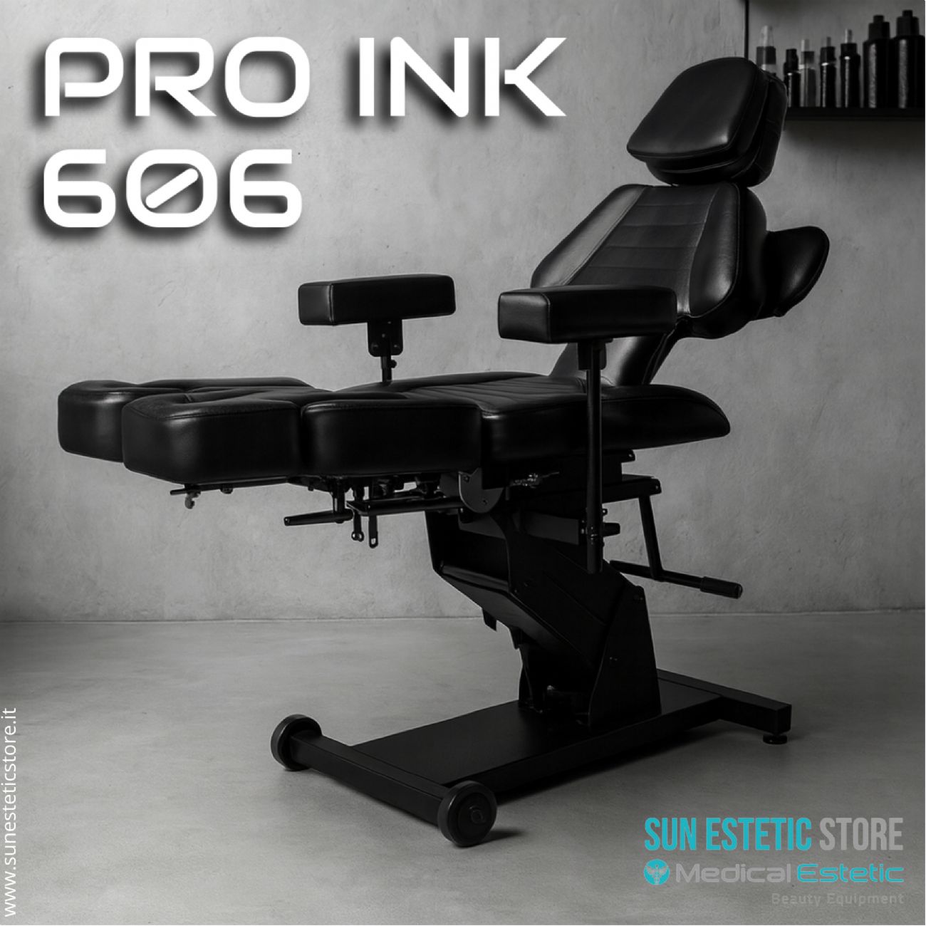 Pro Ink 606 poltrona lettino tattoo elettrica multifunzionale i tattuaggi