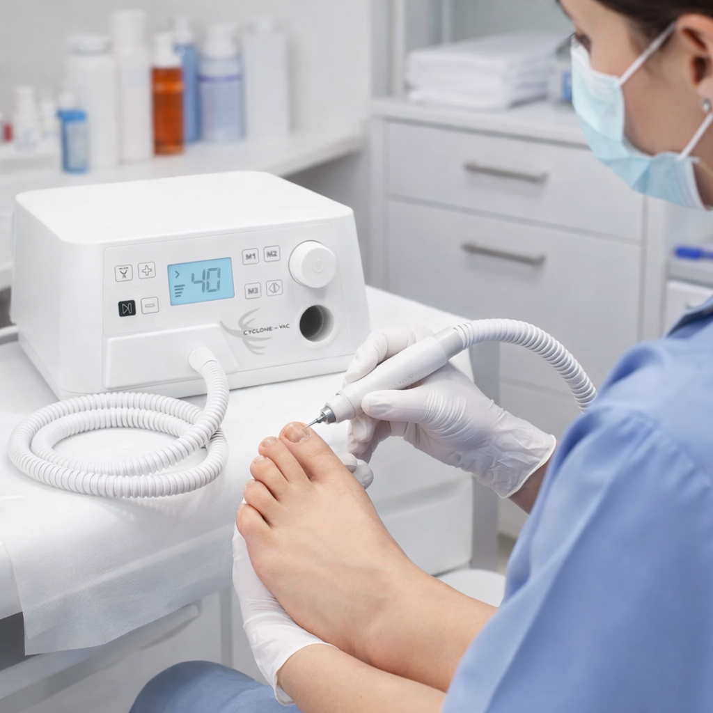 Cyclone Vac fresa podologica con aspirazione micromotore onicotecnica nails