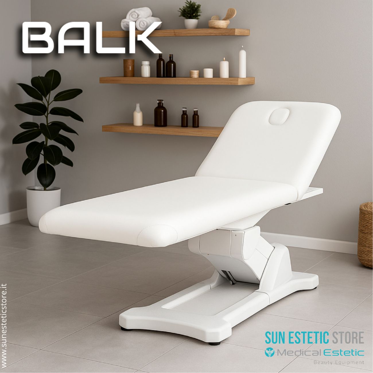 Balk 808 Lettino 2 motori massaggio estetica studio medico ambulatorio