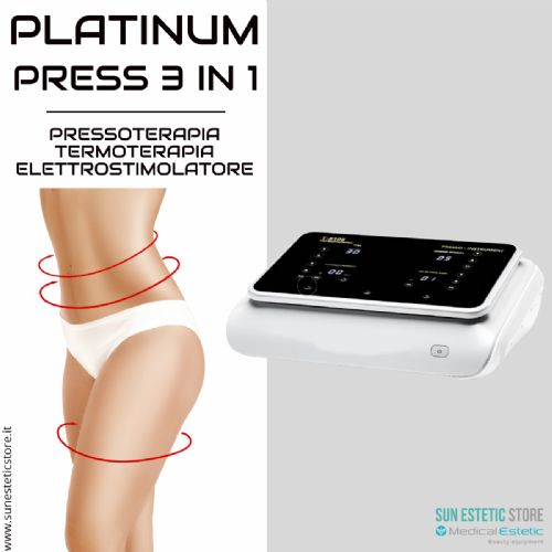 Platinum Press 3 in 1 Pressoterapia + infrarossi + elettrostimolazione