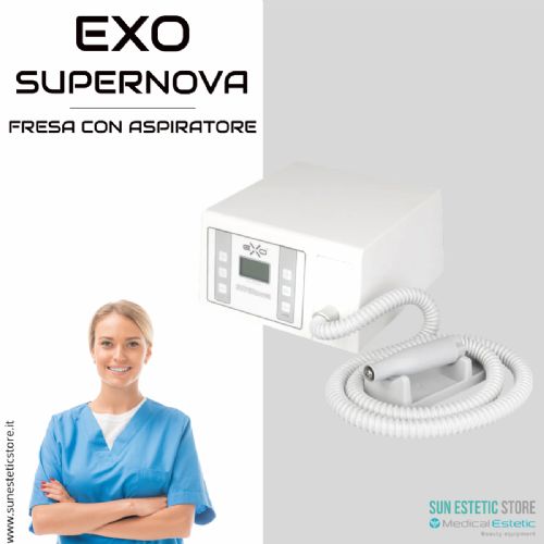 Exo Supernova fresa podologica professionale con aspiratore manicure