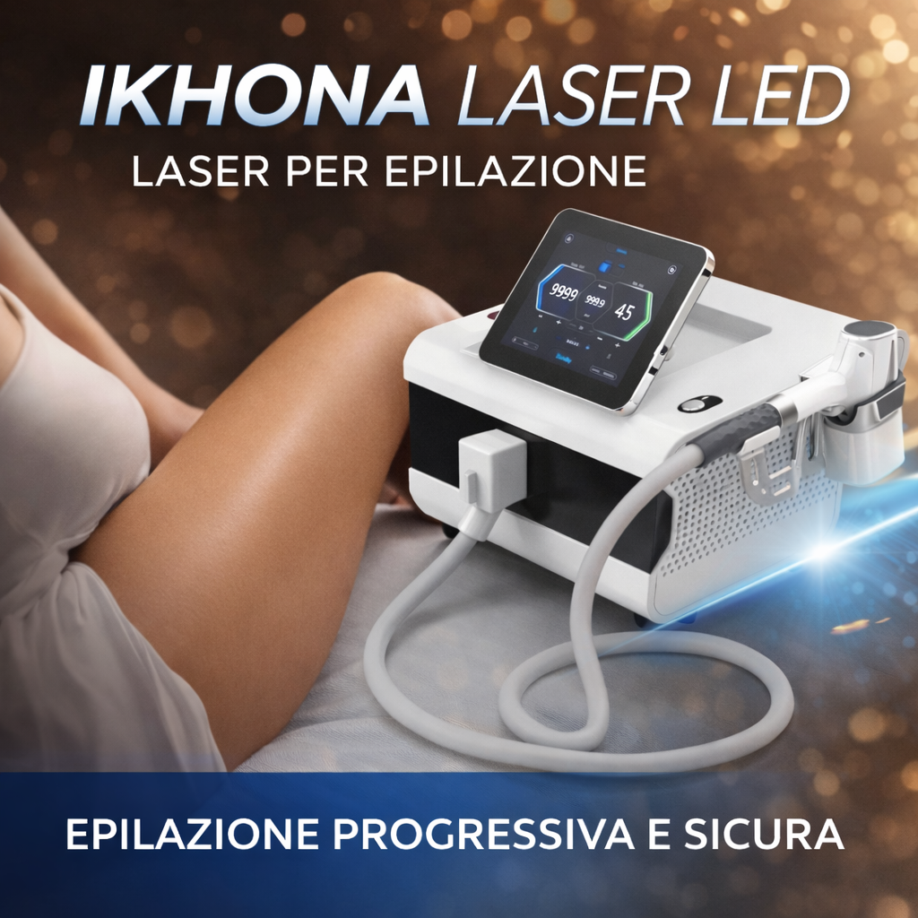 iKhona Laser LED VLC 808 nm 1200W epilazione progressiva