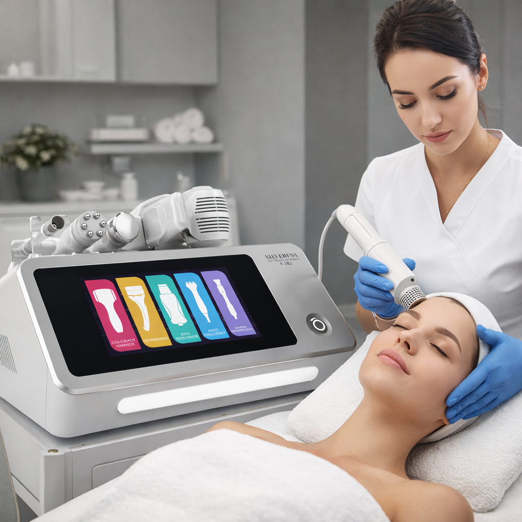 TEK 5 in 1 Apparecchiatura estetica multifunzione per trattamenti viso