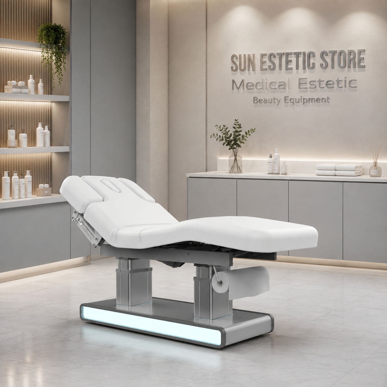 Muse lettino massaggio Spa 4 motori wellness estetica spa