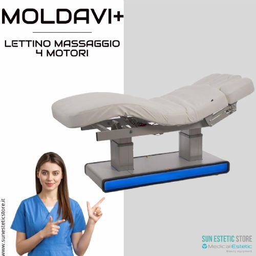 Moldavi+ lettino massaggio Spa 4 motori wellness estetica spa