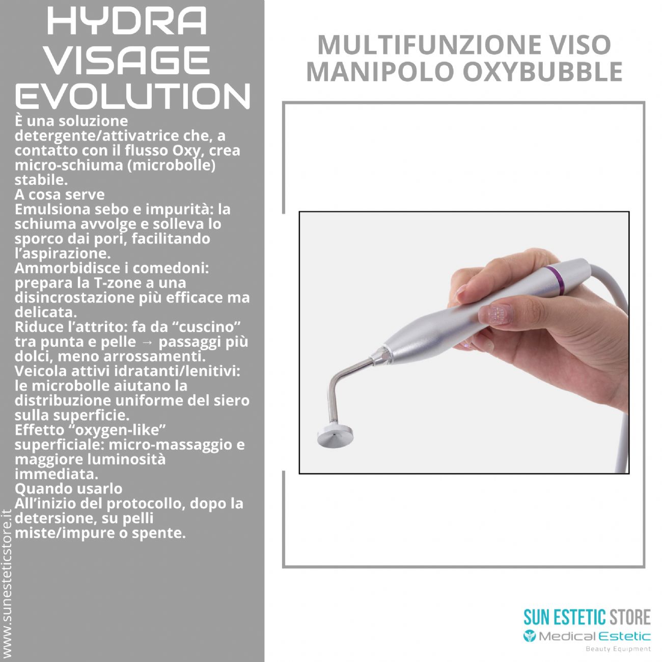 Hydra Visage Evolution Multifunzione trattamenti pulizia viso
