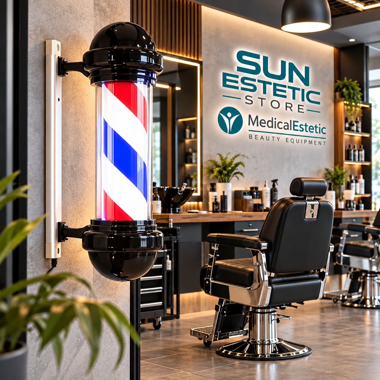 Ruper lampada barber da parete per parrucchiere barberia