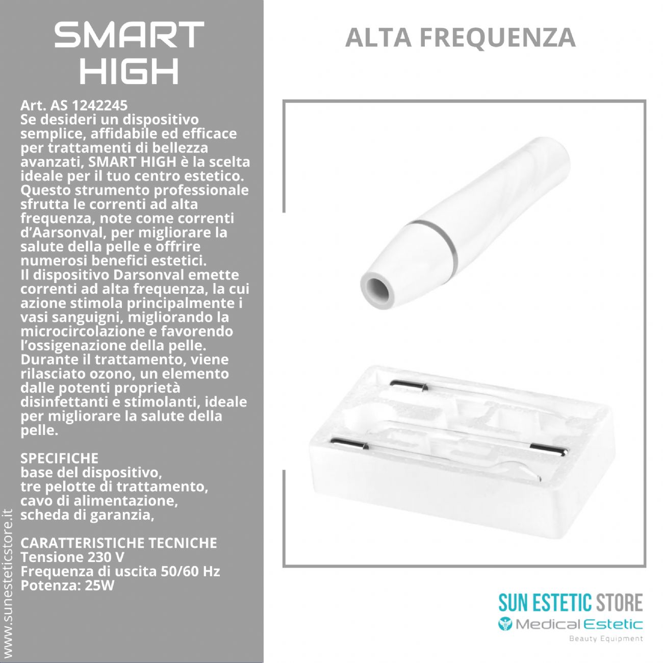 Smart High apparecchiatura estetica alta frequenza