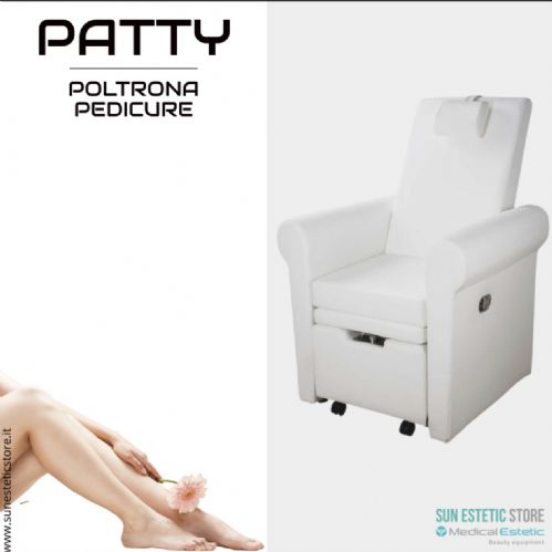 Patty Poltrona pedicure professionale con pistone a gas estetica spa