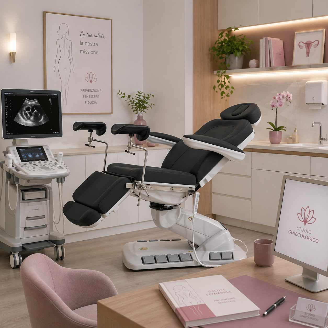 Gyna Poltrona lettino ginecologica elettrica 4 motori