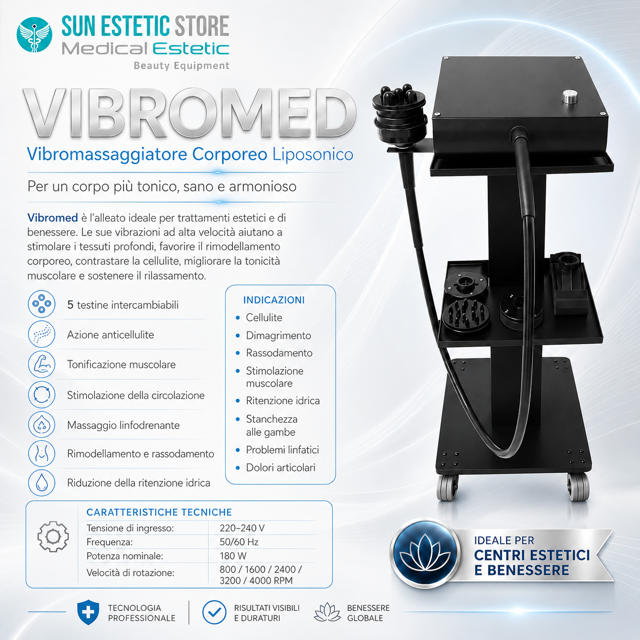 iKhona Vibromed vibromassaggiatore analogico anticellulite
